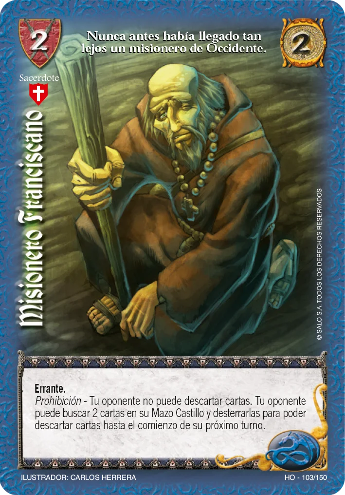 Misionero Franciscano 「HO-103」「ES」