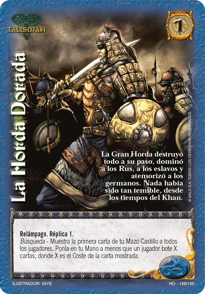 La horda Dorada 「HO-128」「ES」