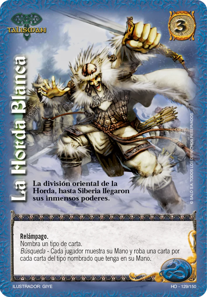 La horda Blanca 「HO-129」「ES」