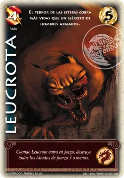 Leucrota #007 · Mitos y Leyendas