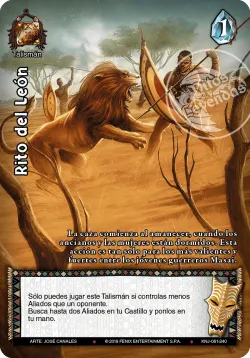 rito del leon #081 · Mitos y Leyendas