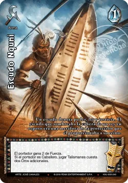 Escudo Nguni #093 · Mitos y Leyendas