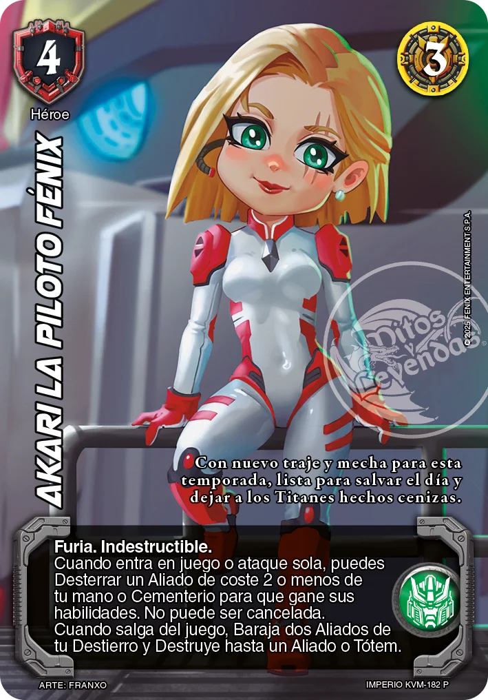 Akari la Piloto Fénix 「kvsm_titanes-246」「ES」