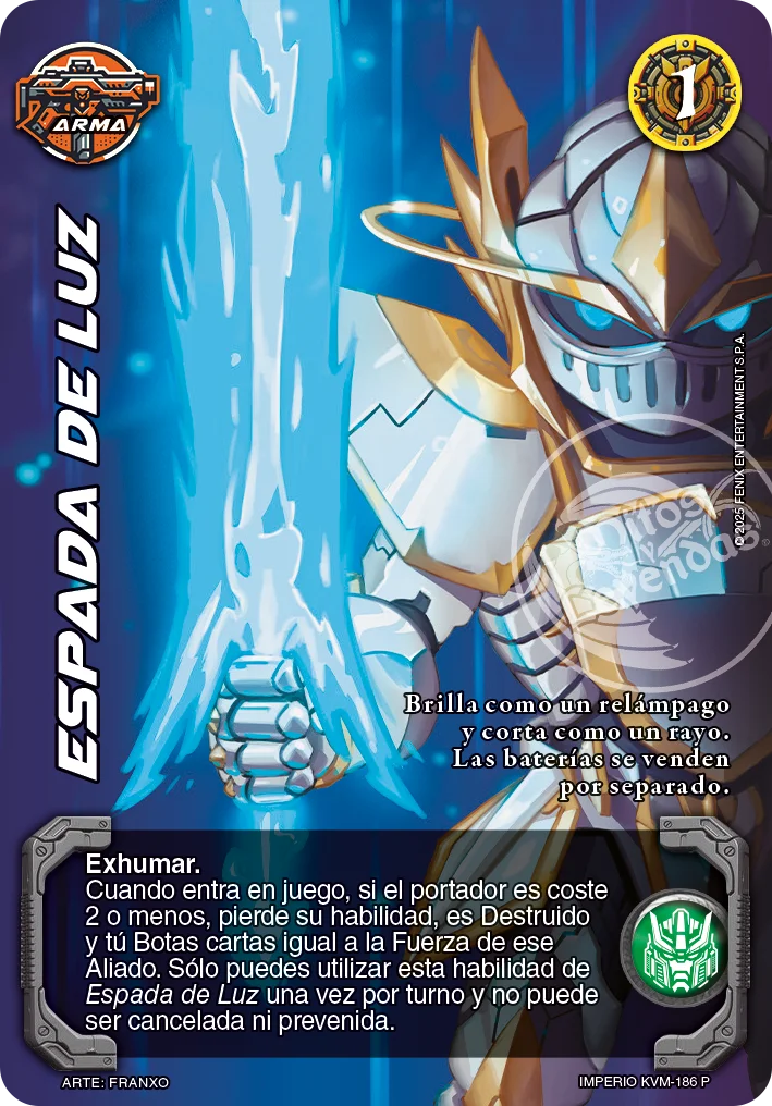 Espada de Luz 「kvsm_titanes-250」「ES」