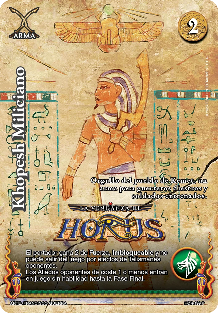 Khopesh Miliciano 「la_venganza_de_horus-295」「ES」