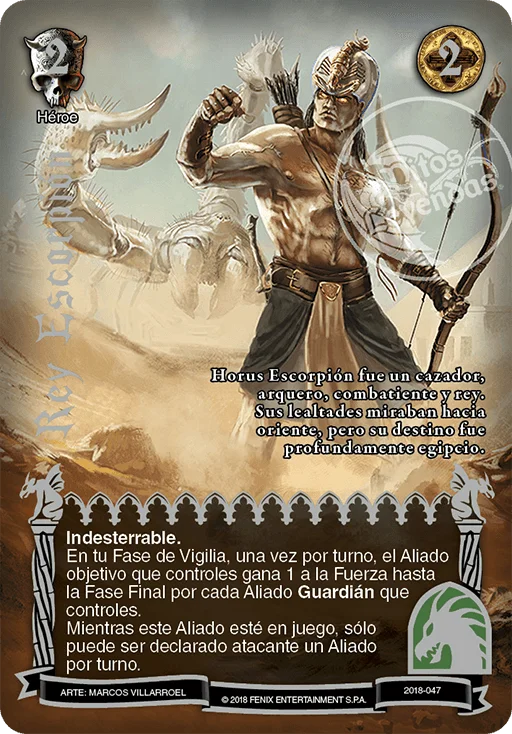 Rey Escorpión  「legado-gotico-238」 (ES)