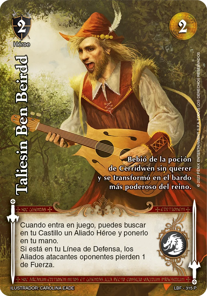 Taliesin Ben Beirdd 「LBF-315」「ES」