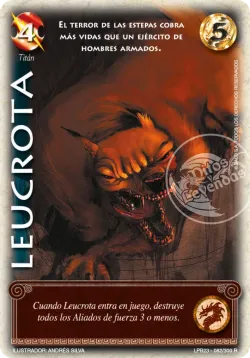 Leucrota #083 · Mitos y Leyendas