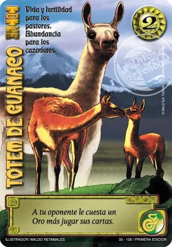 totem de guanaco foil #080 · Mitos y Leyendas