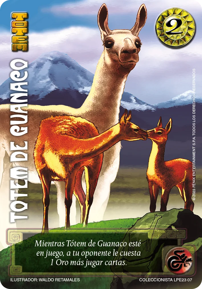 totem de guanaco 「LPE23-308」「ES」