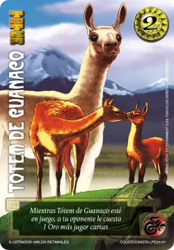 totem de guanaco 「LPE23-308」「ES」