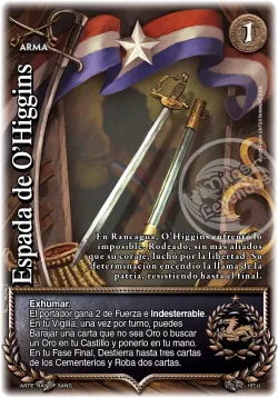 Espada de O'Higgins #012 · Mitos y Leyendas