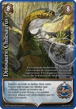 Dinosaurio Chilesaurus #127 · Mitos y Leyendas