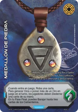 Medallón de Piedra 「LB24-011」「ES」