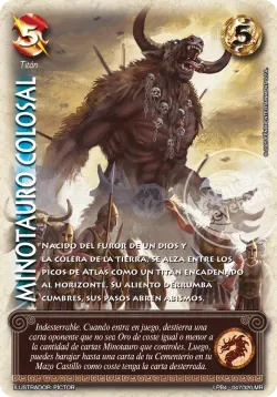 Minotauro Colosal #047 · Mitos y Leyendas