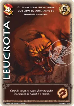 Leucrota #349 · Mitos y Leyendas