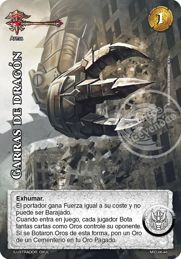 Garras de dragón 「mazo-imp-dragon-006」「ES」