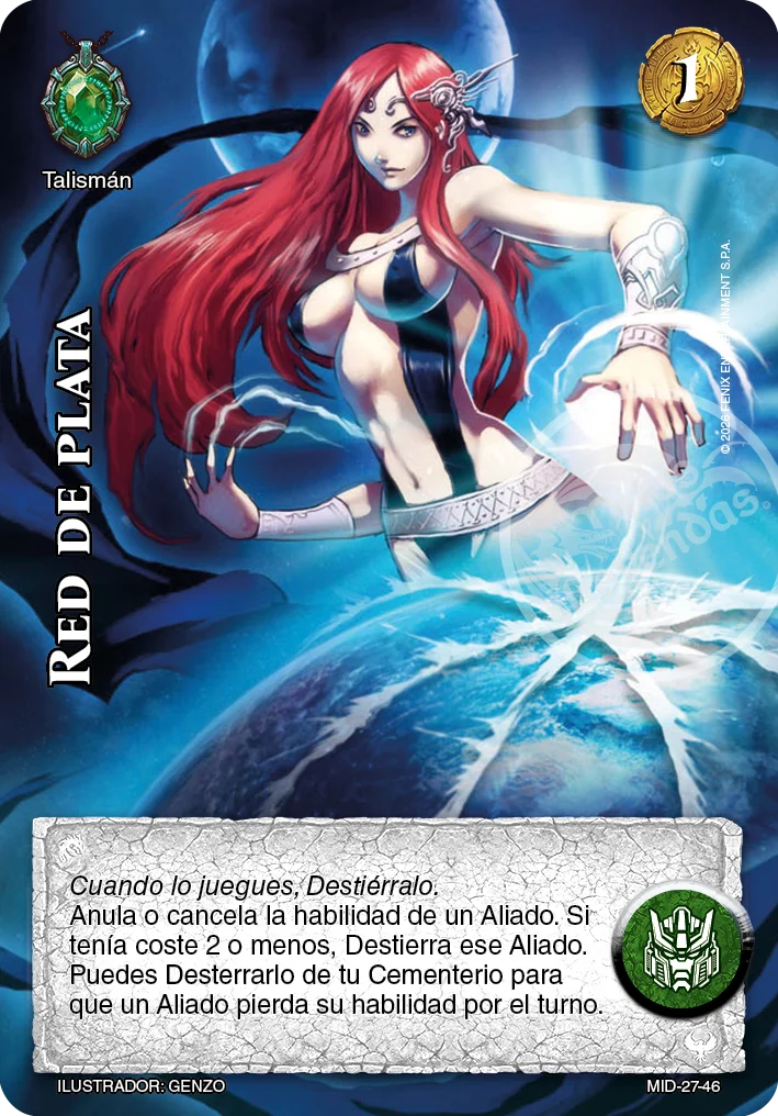 Red de plata 「mazo-imp-dragon-027」「ES」