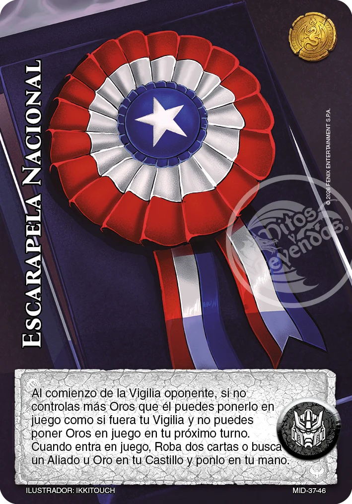 Escarapela Nacional 「mazo-imp-dragon-037」「ES」
