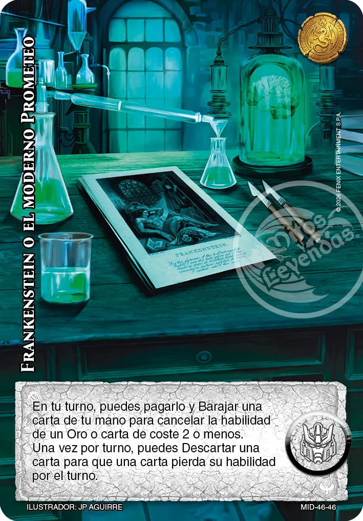Frankenstein o el moderno Prometeo 「mazo-imp-dragon-046」「ES」