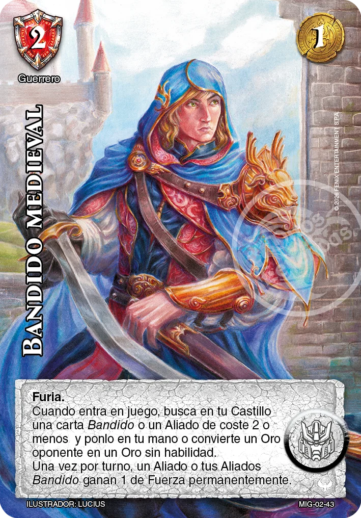Bandido medieval 「mazo-imp-guerrero-002」「ES」
