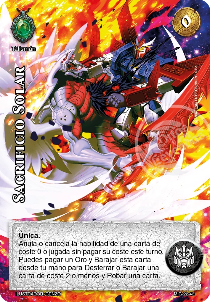 Sacrificio Solar 「mazo-imp-guerrero-022」「ES」
