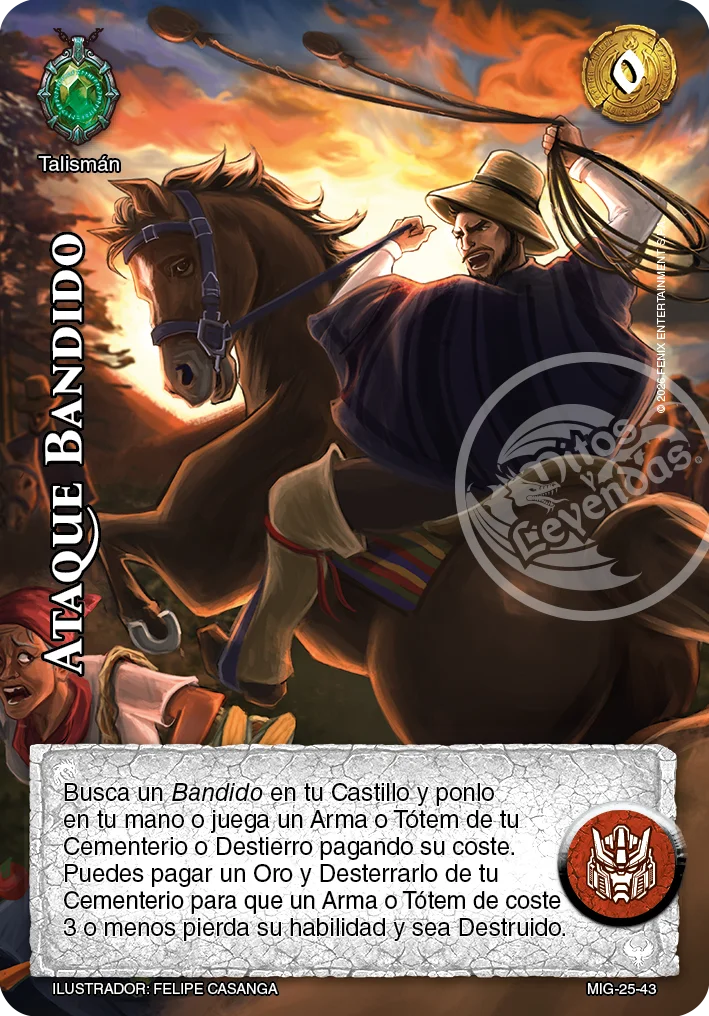 Ataque Bandido 「mazo-imp-guerrero-025」「ES」