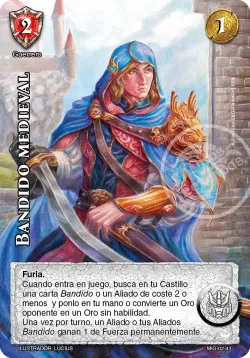Bandido medieval 「mazo-imp-guerrero-002」「ES」