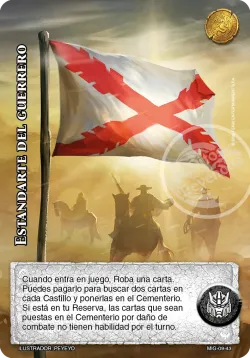 Estandarte del guerrero 「mazo-imp-guerrero-009」「ES」
