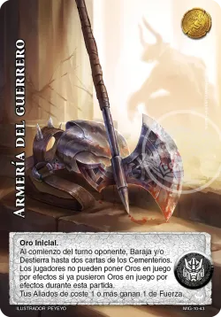 Armería del guerrero 「mazo-imp-guerrero-010」「ES」