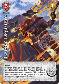 Bandido Esqueleto 「mazo-imp-guerrero-017」「ES」