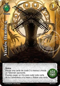 Visión Heróica 「mazo-imp-guerrero-030」「ES」