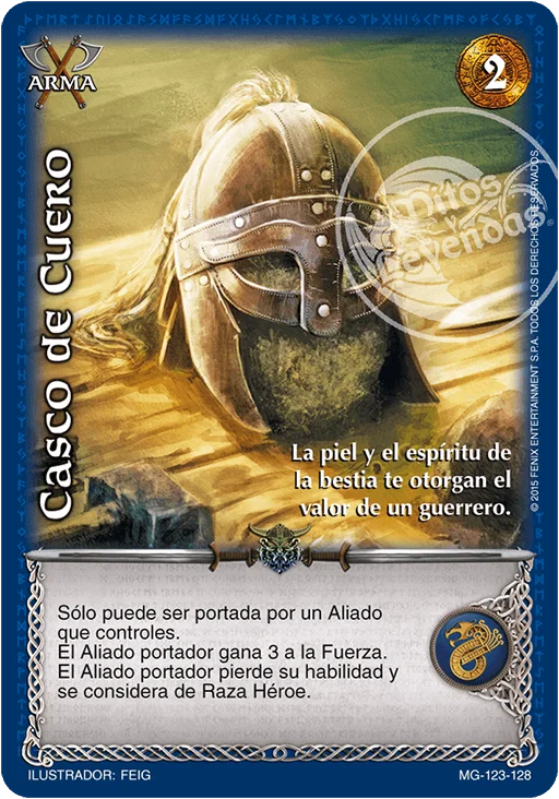 Casco de Cuero 「midgard-123」 (ES)