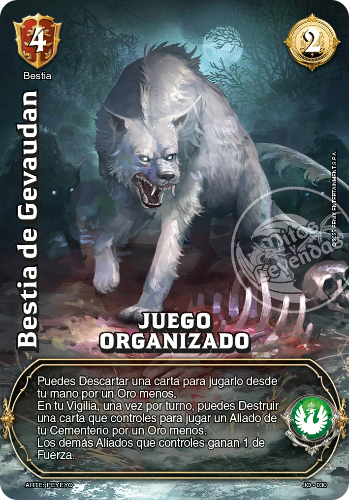 Bestia de Gevaudan 「onyria-376」「ES」