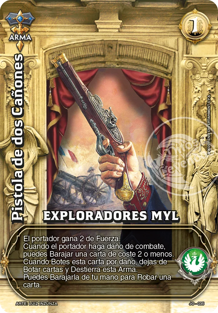 Pistola de dos Cañones 「onyria-380」「ES」