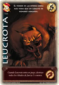 Leucrota #084 · Mitos y Leyendas