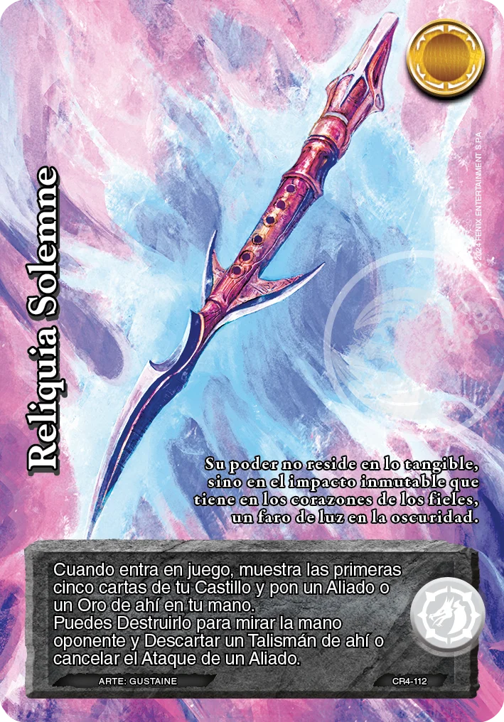 Reliquia Solemne 「raciales_imp_2024-106」「ES」