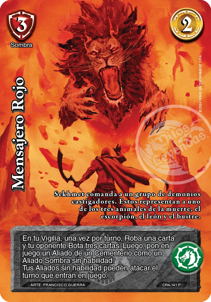 Mensajero Rojo 「raciales_imp_2024-139」「ES」