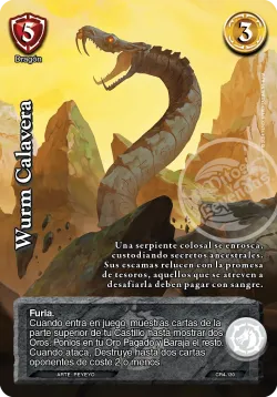Wurm Calavera 「CR4-124」「ES」