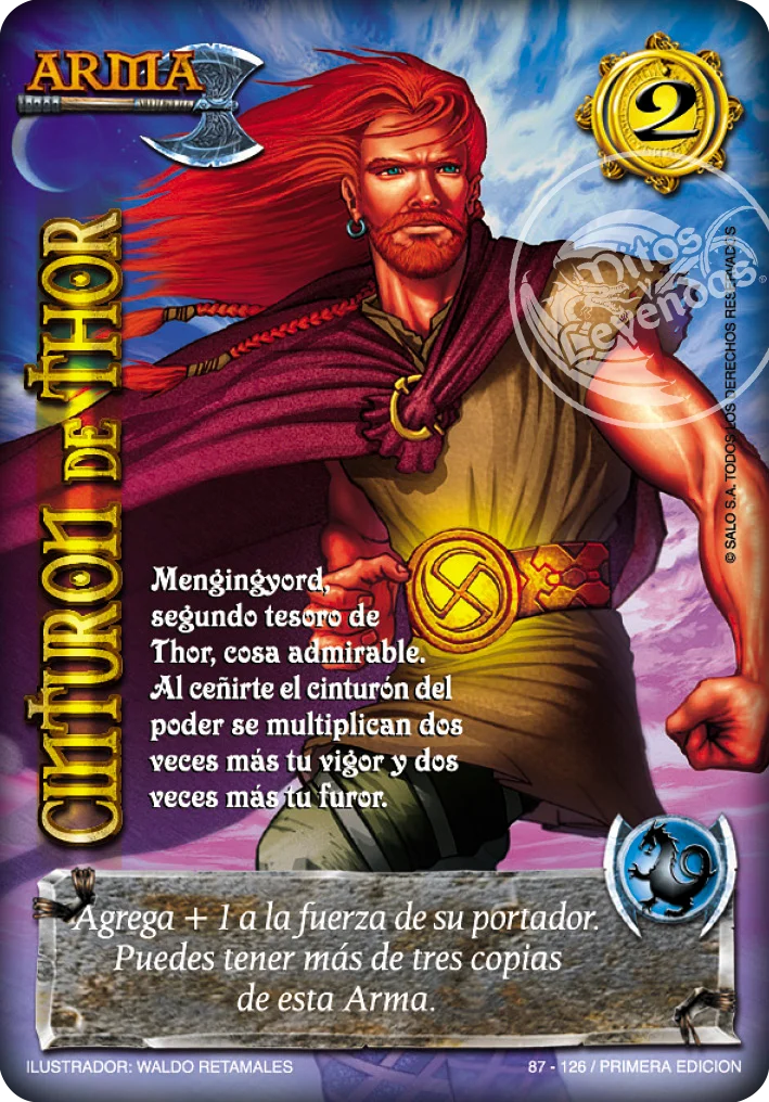 Cinturón de Thor 「RAG-087」「ES」