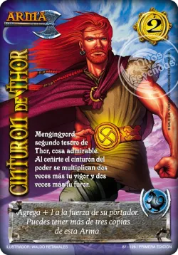 Cinturón de Thor 「RAG-087」「ES」
