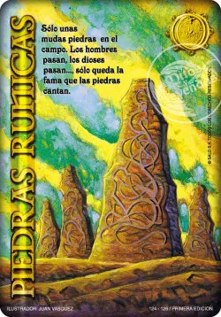 Piedras Runicas 「RAG-124」「ES」