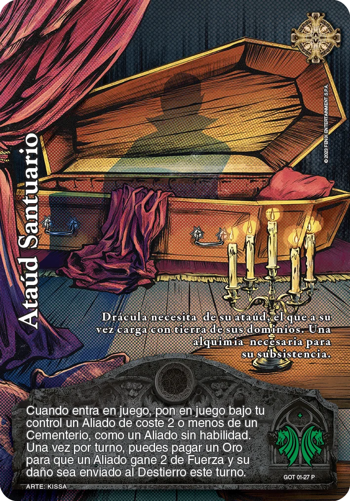 Ataúd Santuario 「relatos_del_despertar_gotico-001」「ES」