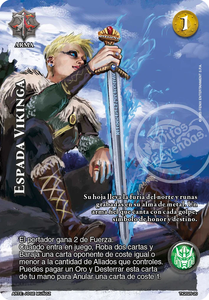 Espada Vikinga 「ritual-vudu-020」「ES」