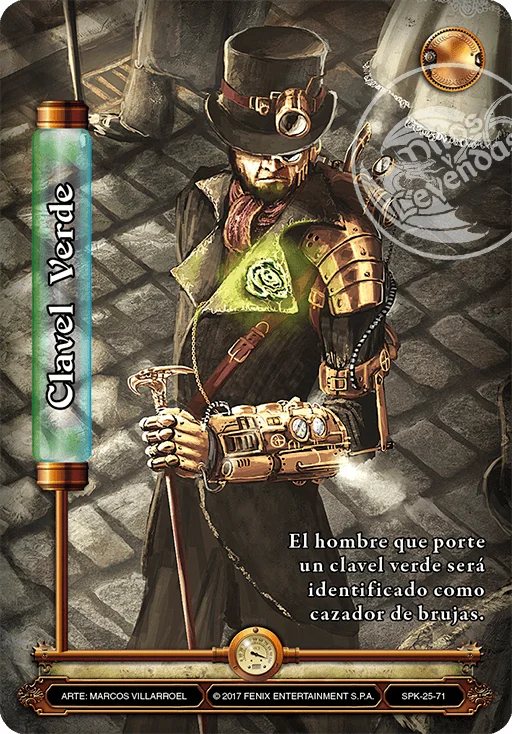 Clavel Verde 「steampunk-025」 (ES)