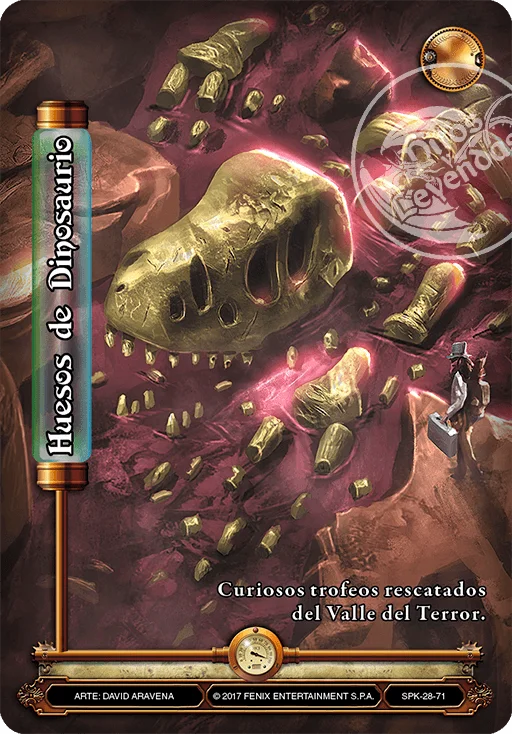 Huesos de Dinosaurio 「steampunk-028」 (ES)