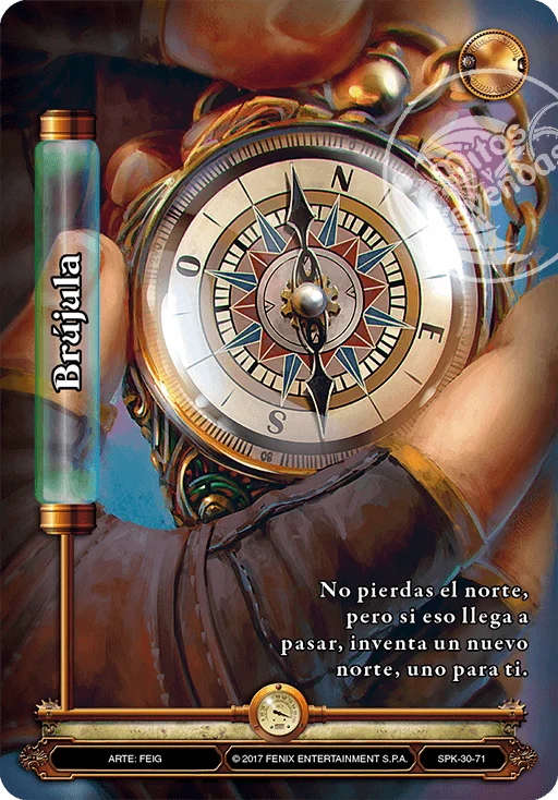 Brújula 「steampunk-030」 (ES)