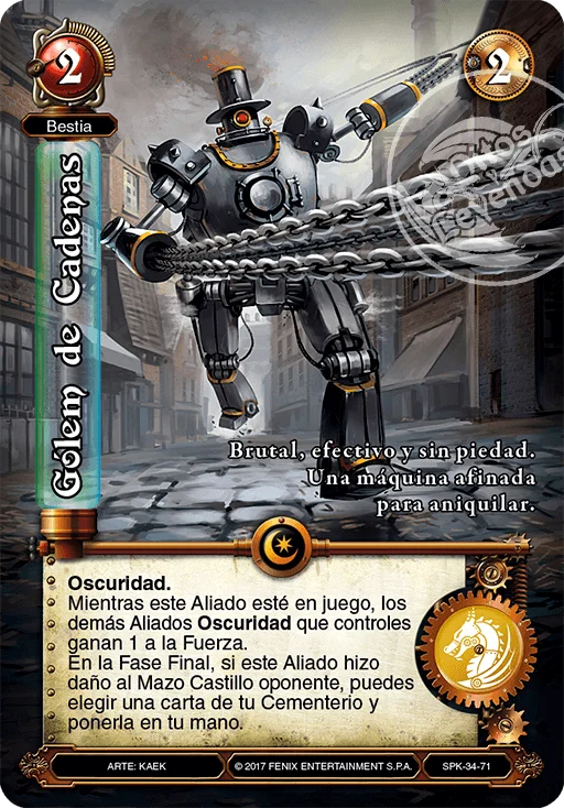 Golem de Cadenas 「steampunk-034」 (ES)