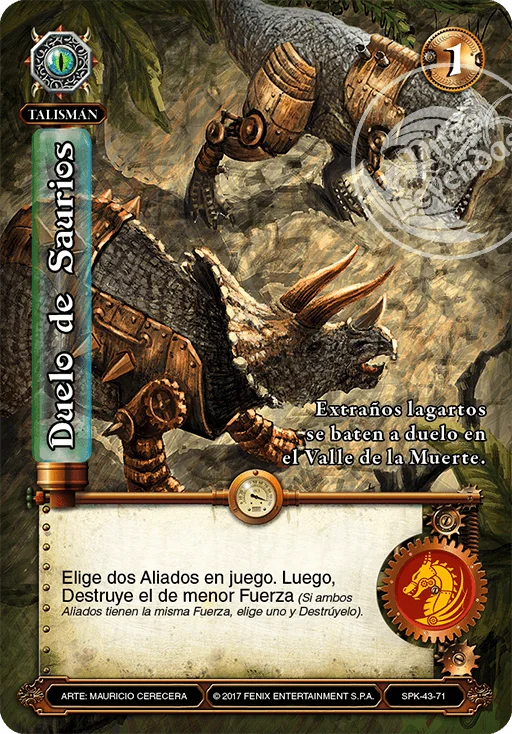 Duelo de Saurios 「steampunk-043」 (ES)