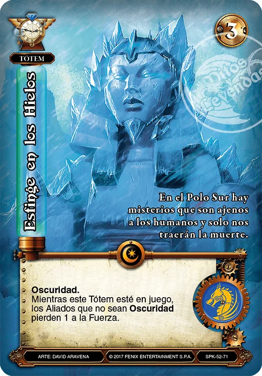 Esfinge en los Hielos 「steampunk-052」 (ES)